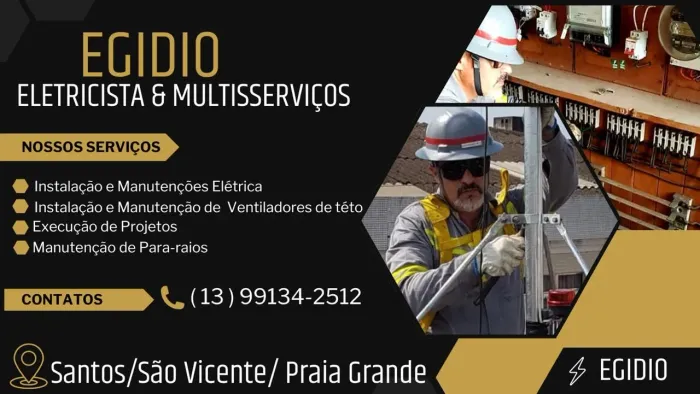 Eletricista profissional e multi serviços 