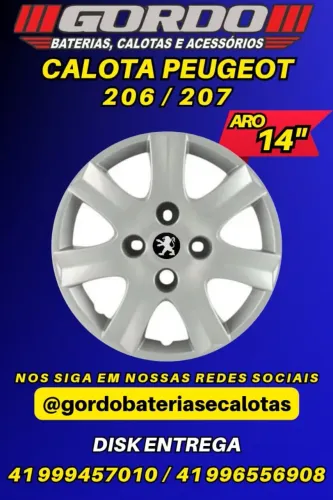 jogo de calota peugeot aro 14 . jogo novo modelo original. disk entrega