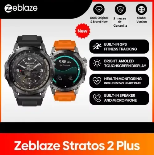 Relógio digital Smart whath Zeblaze Stratos 2 PLUS- Original e Lacardo- Entrega grátis *
