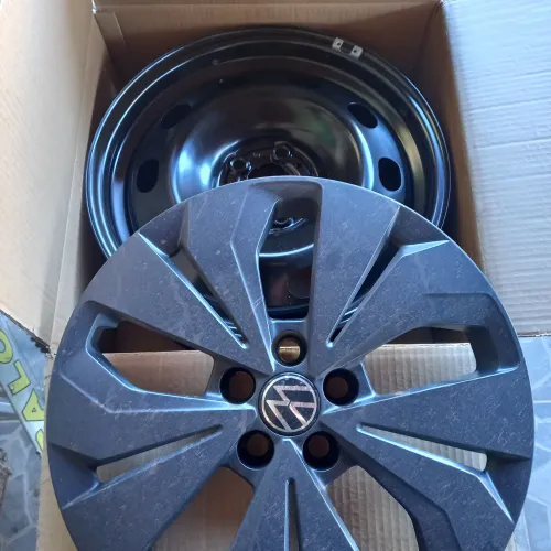 Rodas Aro 16 estilo Volkswagen Nivus 5x100 NOVAS na caixa