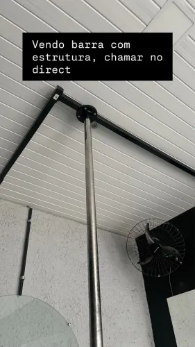 Barra de Pole Dance + Estrutura - marca Gaia Pole 