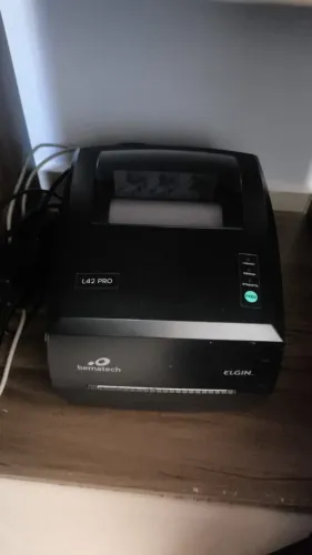 Impressora térmica Elgin L42Pro + Etiquetas e Reborn