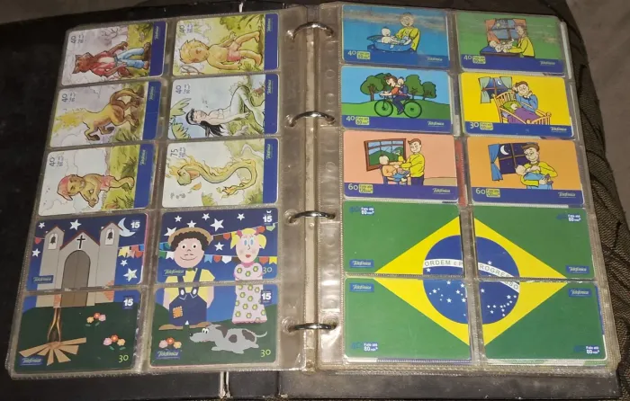 Cartões telefônicos em Séries completas 
