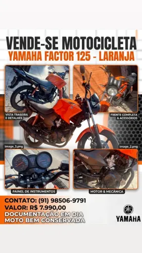 Moto Factor 125 Cc R$ 7.990,00