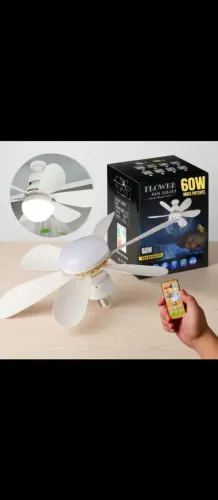 Ventilador de teto com controle remoto 