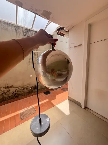 Luminária pendente bola 