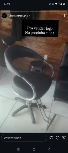Cadeira de cortar cabelo 