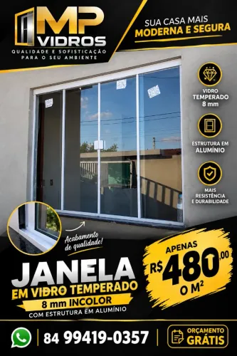 Janela de vidro