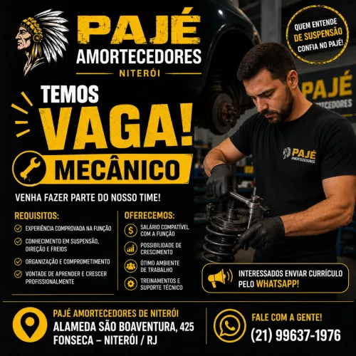 Mecânico automotivo- contratação imediata