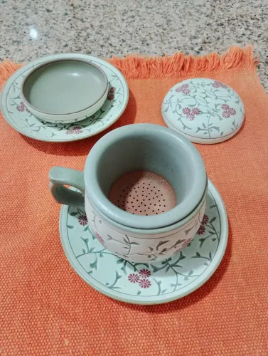 Kit de louças para chá Bucheong - Nunca utilizado