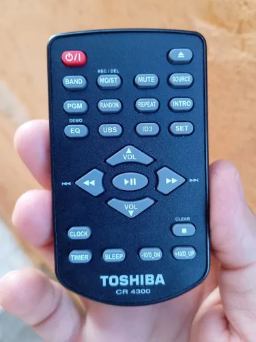 Controle remoto ORGINAL SOM TOSHIBA(c/ USB) CR4300