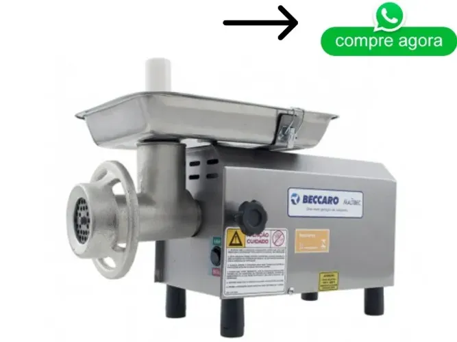 Moedor de Carne Beccaro Boca 8 Bivolt
