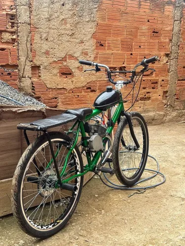 Bike Motorizada RJ Super 100cc - Peças VMAX / Tudo Reforçado (Estado de Nova)