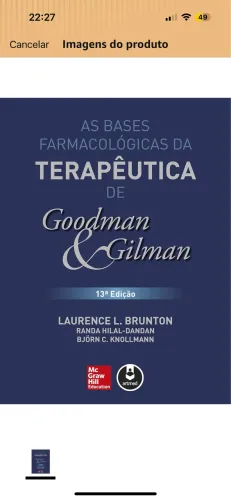 Livro As bases Farmacológicas da Terapêutica de Goodman&gil