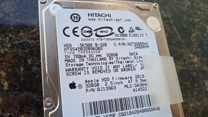 HD Hitachi 320GB (Notebook)