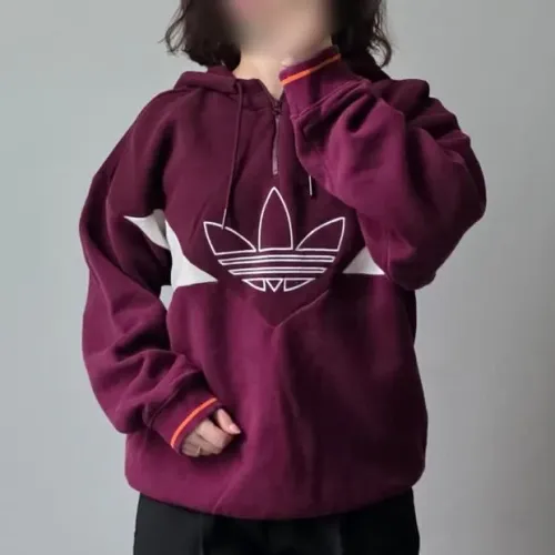 Moletom Adidas Originals cor vinho tamanho PP (serve até M)