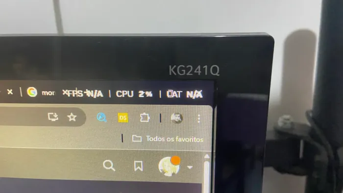 Monitor Gamer Acer KG241QS - Tela 23.6" - Full HD - TN - 165Hz - 0.5ms