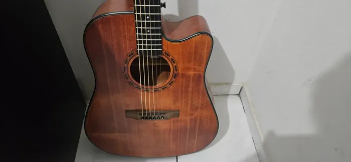 Violão Elétrico de Aço Waldman Novo
