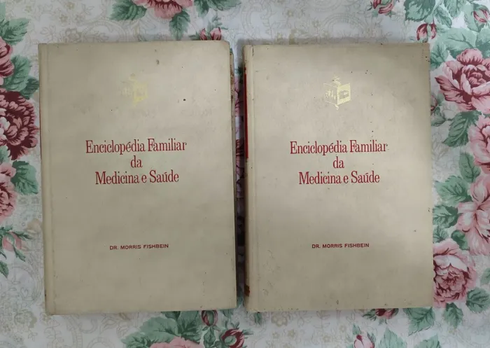 Enciclopédia Familiar da Medicina e Saúde - Morris Fishbein - 2 volumes - vintage anos 60