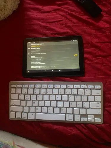 Tablete Amazon fire com teclado