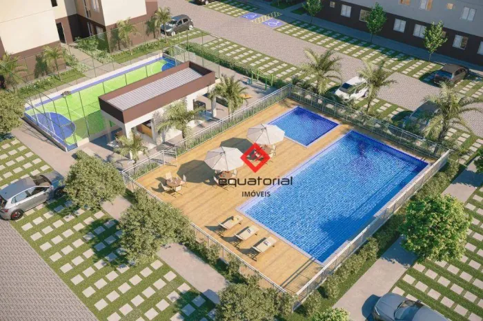 VITÓRIA EUSÉBIO - Apartamento com 2 Quartos à Venda, 40 m² por R$ 214.200 - Mangabeira - E