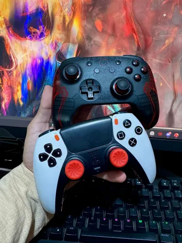 Controle PS5 (Paddles) e 8Bitdo Wukong 
