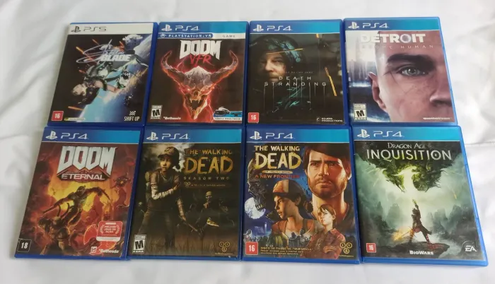 Jogos PS5 e PS4 físicos