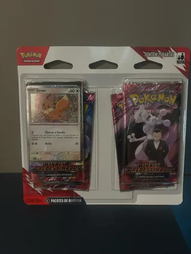 Blister Quádruplo Rivais Predestinados Eevee - Pokémon TCG
