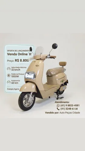 Scooter Elétrica FOX Vintage 1000W