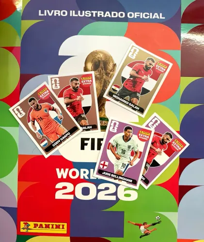 Figurinhas extra sticker copa do mundo 2026