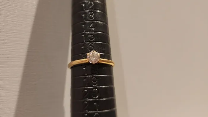 Anel de ouro 18k