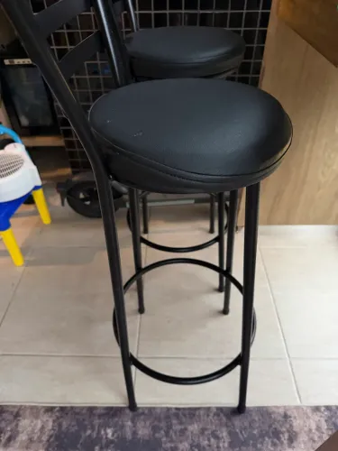 Banqueta ferro preta
