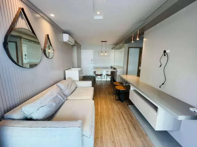 Apartamento Mobiliado com 2 Dormitórios (01 Suíte) para Locação na Trindade Florianópolis