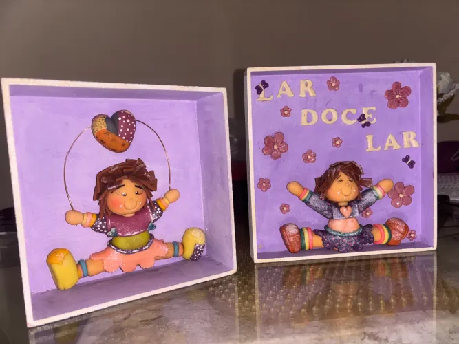 Quadros de Biscuit para sala/quarto