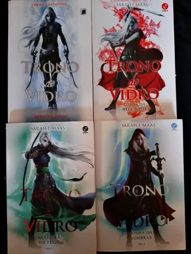Livro - Trono de vidro/Coroa da meia-noite/Herdeira do Fogo/Rainha das Sombras