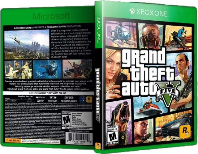 VENDO JOGO GTA5 XBOX ONE ORIGINAL $ 120,00 ENTREGO PARCELO NO CARTÃO