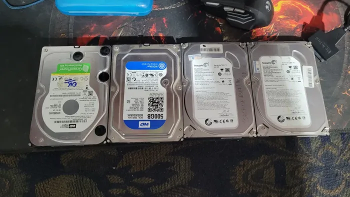 HD 500GB SATA - 100% SAUDÁVEL - R$ 60,00 CADA<br>