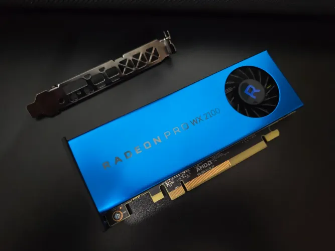 radeon pro WX 2100 (semelhante a RX 550)