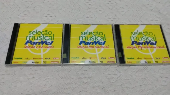 Cd promocional Coleção Panvel lote 3 cds