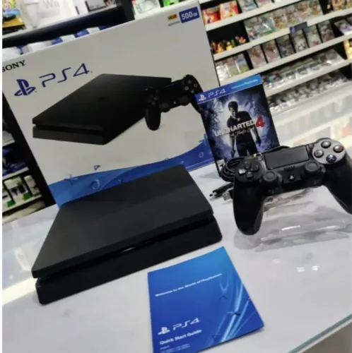 PS4 SLIM 500GB 1 CONTROLE ORIGINAL