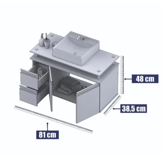 Gabinete para banheiro 