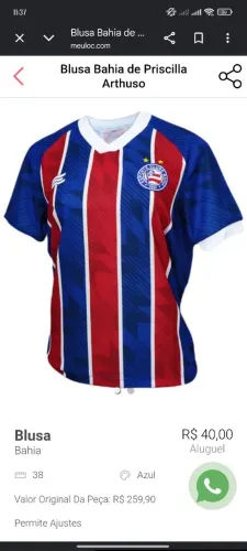 Camisa do bahia feminina