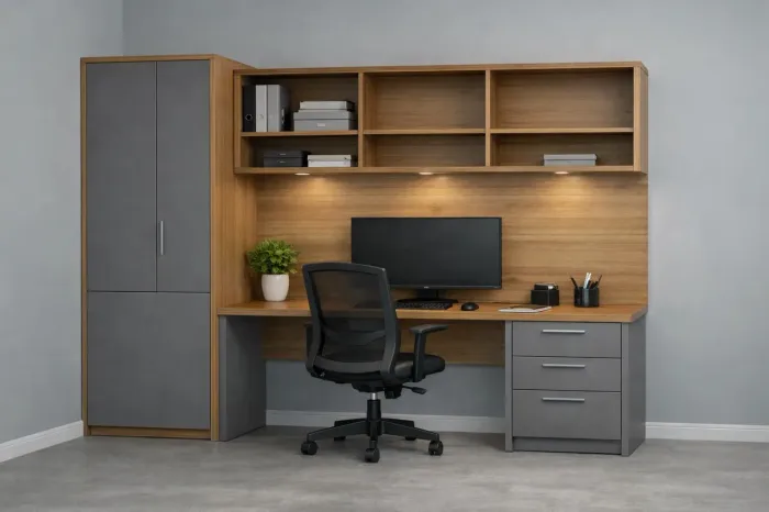 Móvel planejado para escritório setup