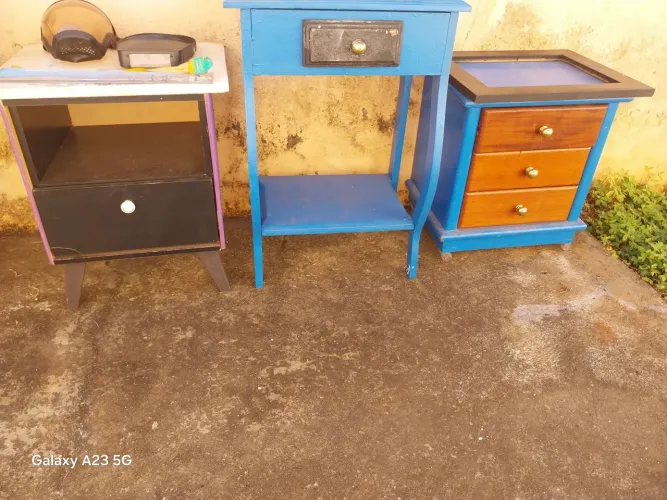 Mesa gaveta criado mudo