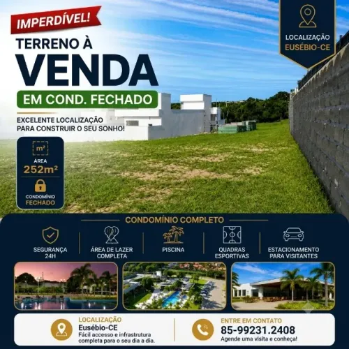 Terreno em Eusébio-CE