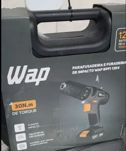PARAFUSADEIRA E FURADEIRA DE IMPACTO WAP NOVAS