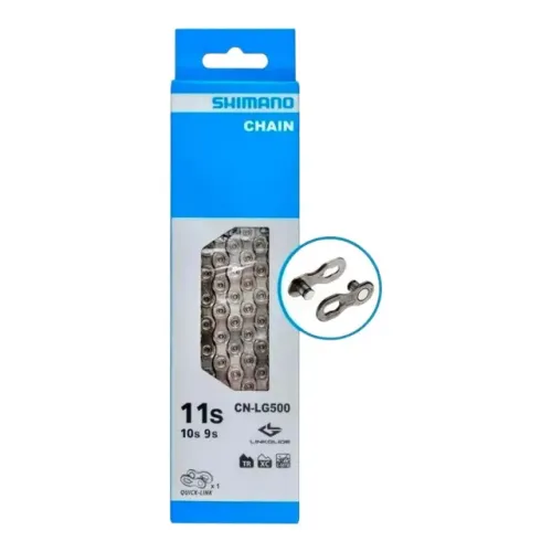  Corrente Shimano Cues LG500 138L 11v Link Glide c/ Quick Link para bicicleta 1090062