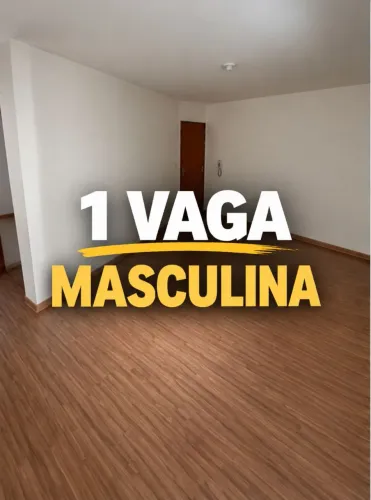 1 vaga masculina compartilhado (leia descrição)