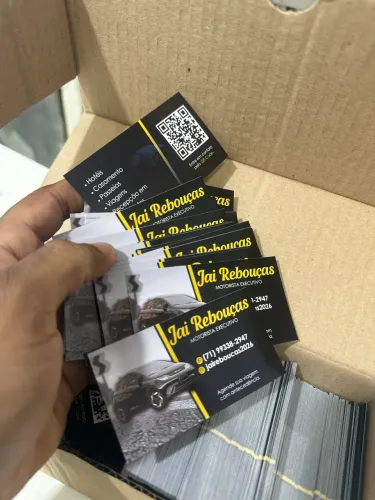 Cartões de Visita em João Pessoa - 1000 unids por R$ 119,99
