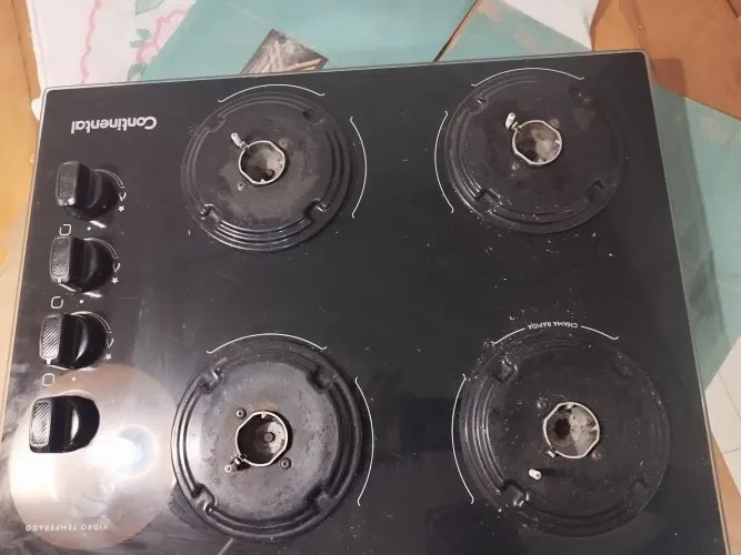 Fogão Cooktop, 4 bocas 